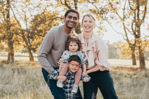 Dr. Bandari and her family