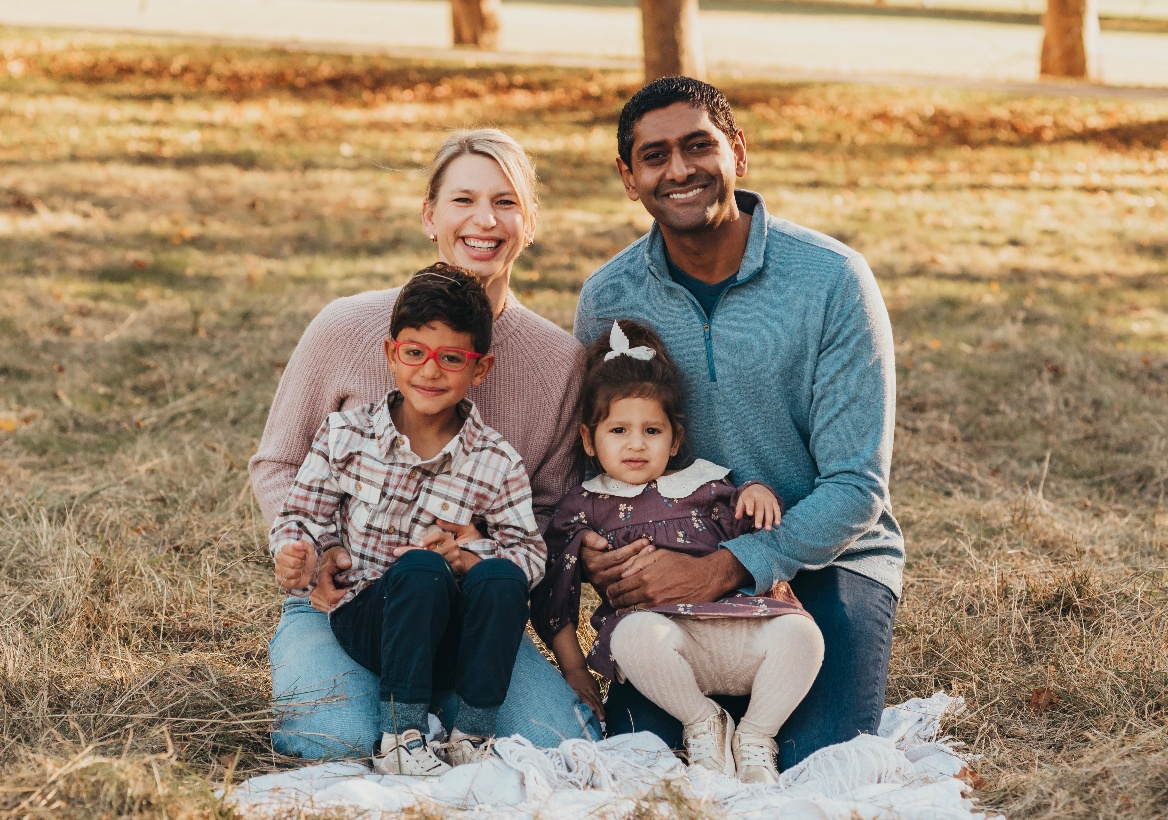 Dr. Bandari and her family